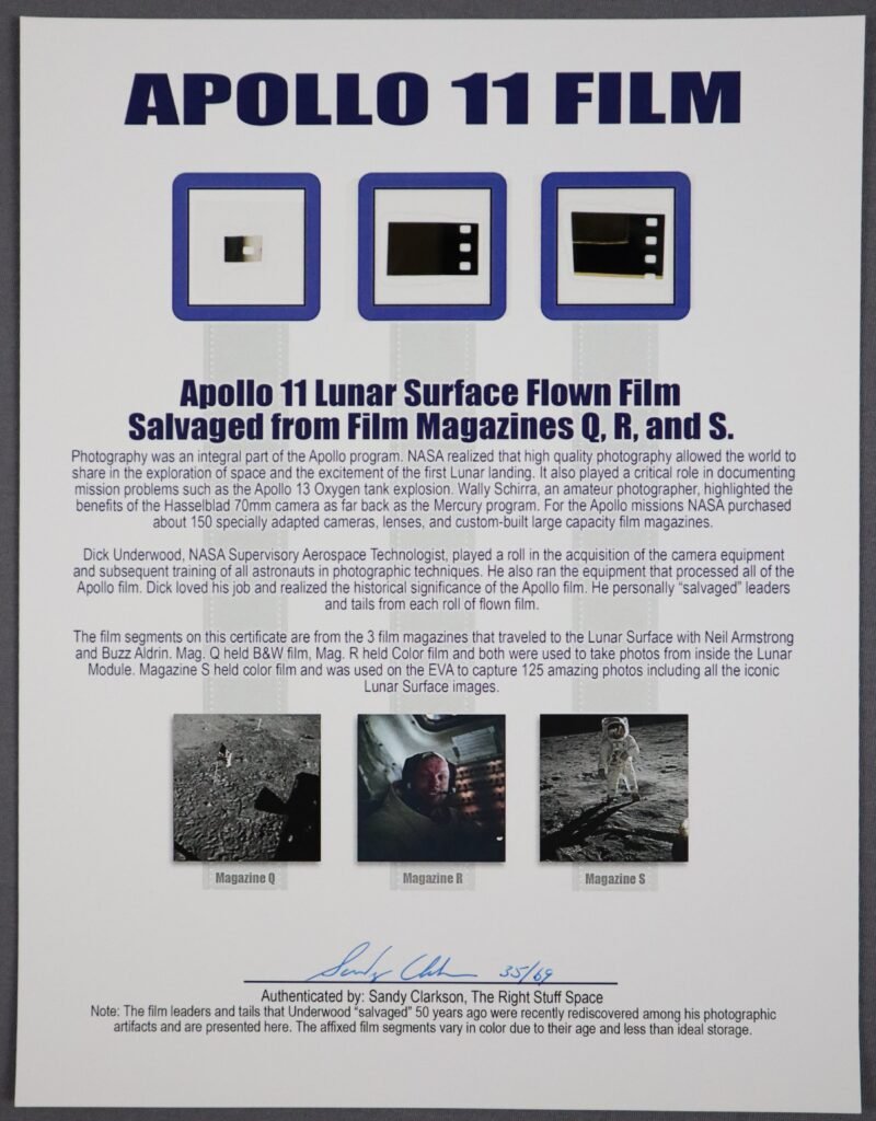 Sold at Auction: Apollo 11 16mm Lunar Surface Film Reel