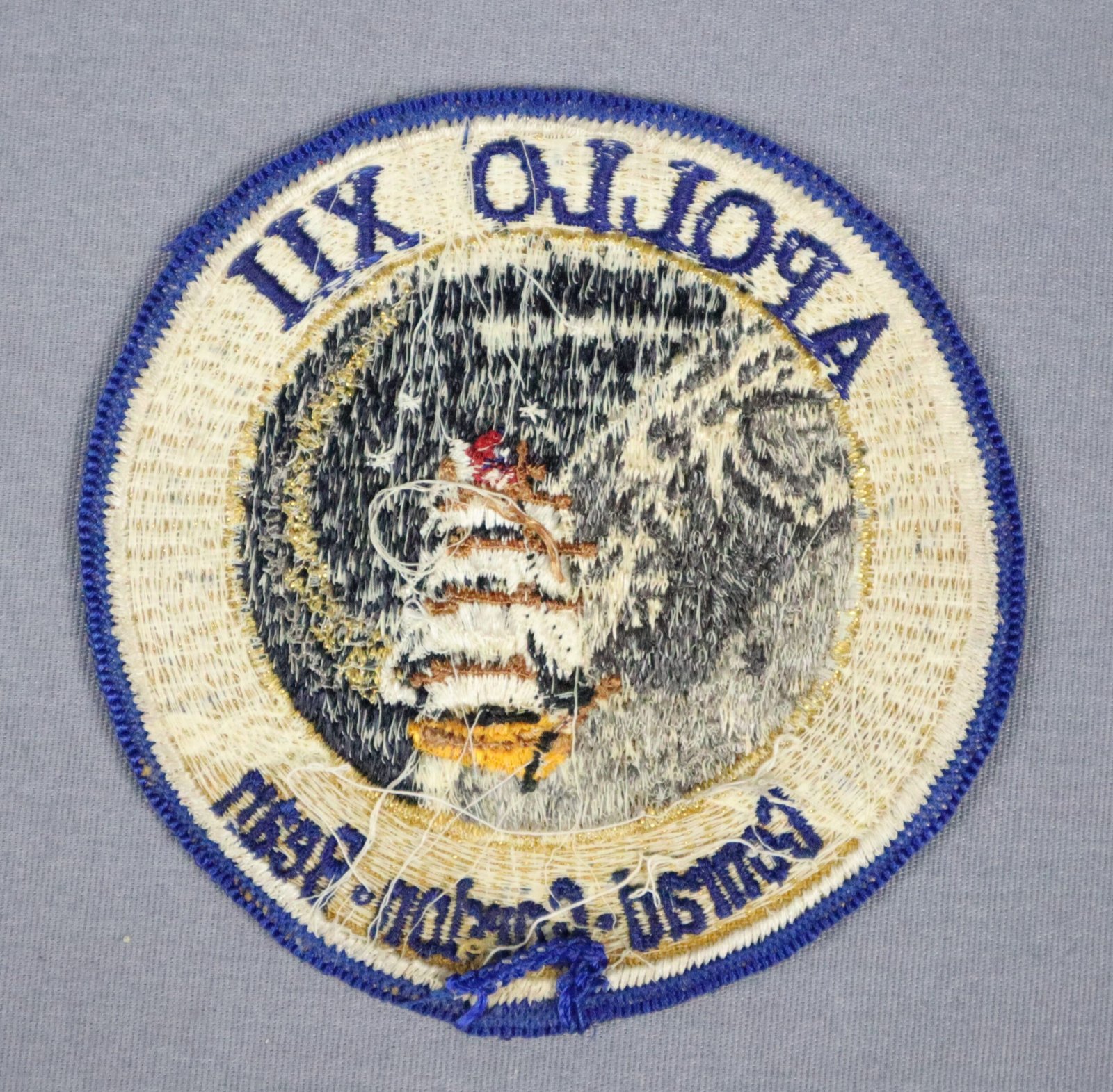Rare Apollo 12 Embroidered Crew Patch - Image 3